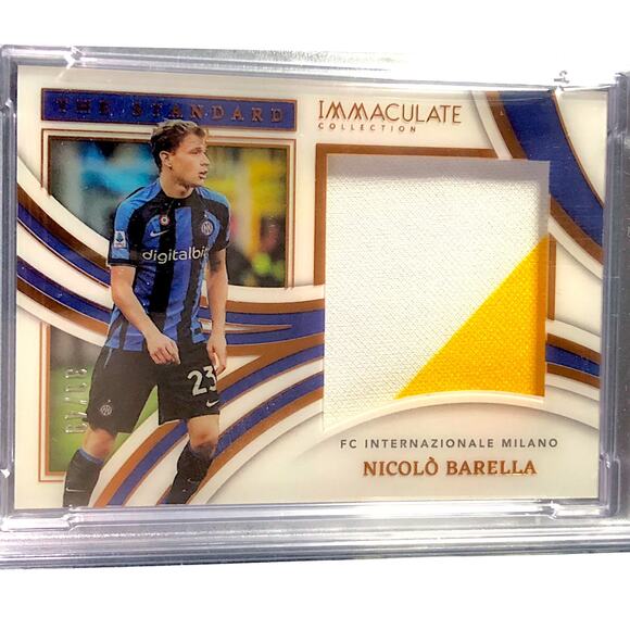 2022 Panini Immaculate The Standard #TS-NB Nicolo Barella /49 PSA 10 Inter Milan - Picture 7 of 8